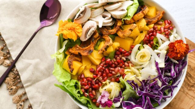 Sałatka bogata w błonnik